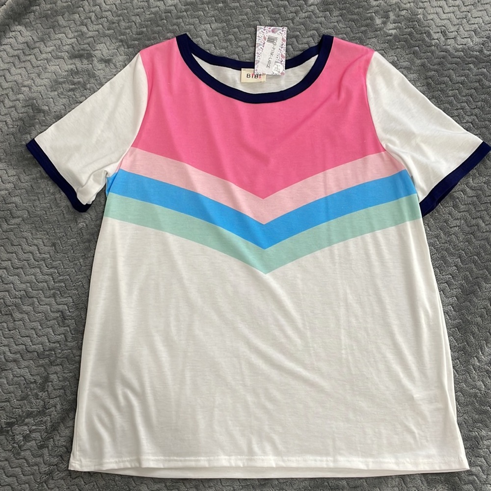 Large BiBi Multicolored Tee
